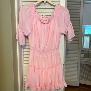 Sweet off the shoulder dress!